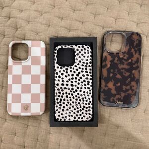 3 Iphone 15 Pro Max Cases - Velvet Cavier, Sonix & Burga • Magsafe compatible
